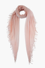 Mahogany Rose Dip-Dyed Cashmere and Silk Scarf