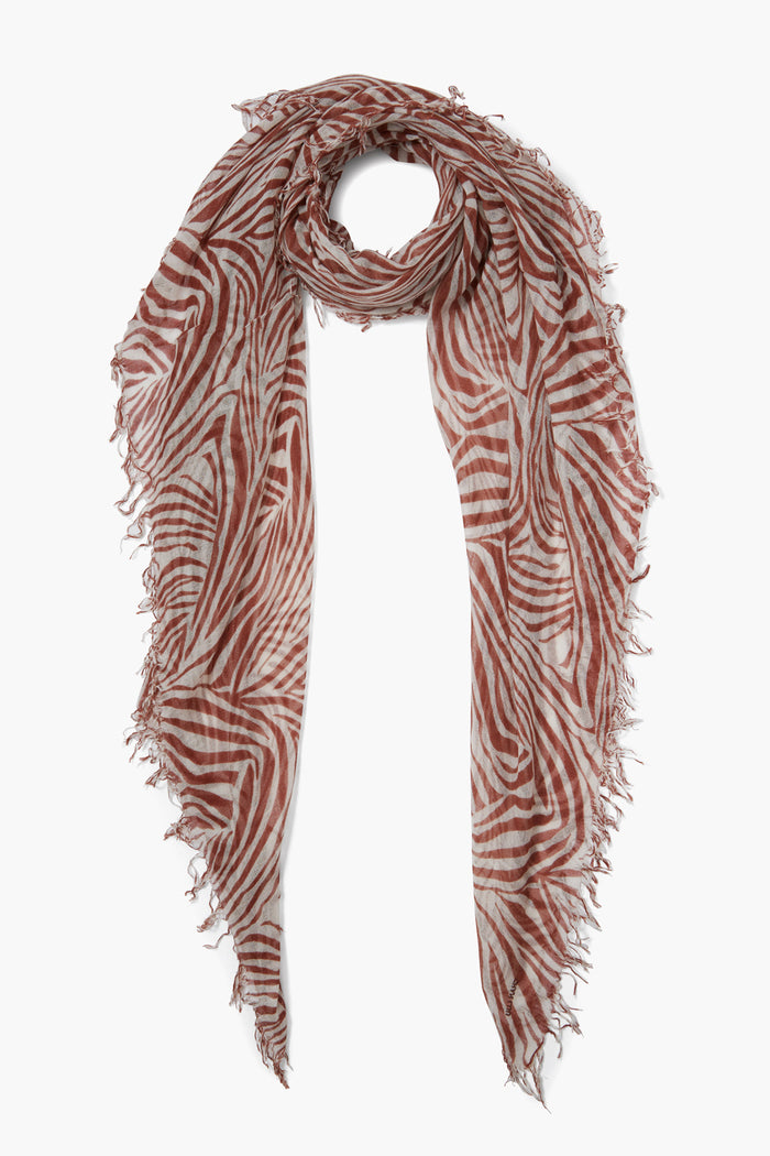chan luu Cashmere and Silk Scarf Sequoia Zebra Scarves