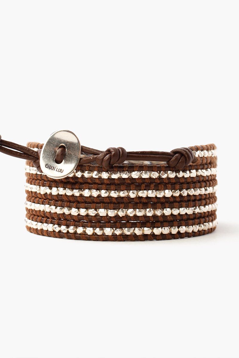 Chan Luu | Jewelry | Chan Luu Blue Beaded Wrap Bracelet | Poshmark