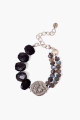 Labradorite Mix Hypatia Charm Bracelet