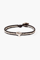 Diamond Mako Single Wrap Bracelet Black