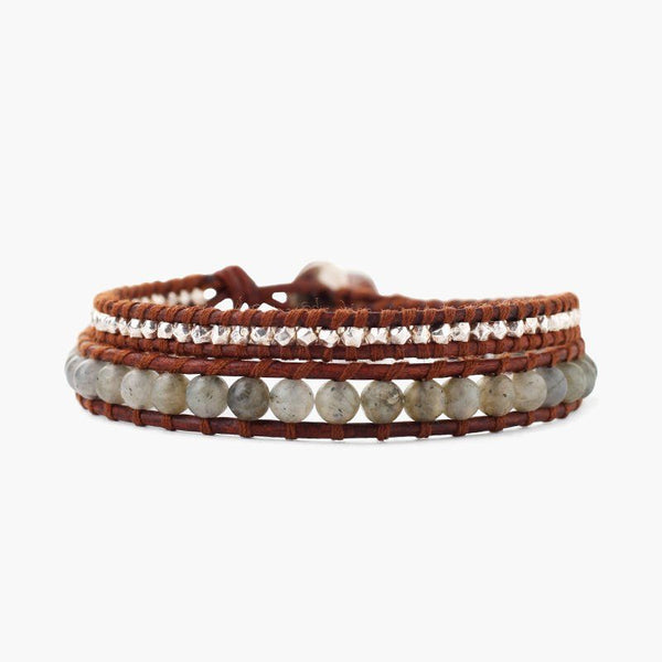 Double Wrap Bracelet Labradorite Mix Chan Luu