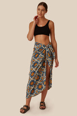 Medieval Blue Crux Sarong