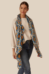 Medieval Blue Crux Sarong
