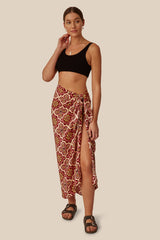 Pomegranate Crux Sarong