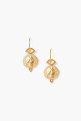 Citrine & Gold Daphne Earrings