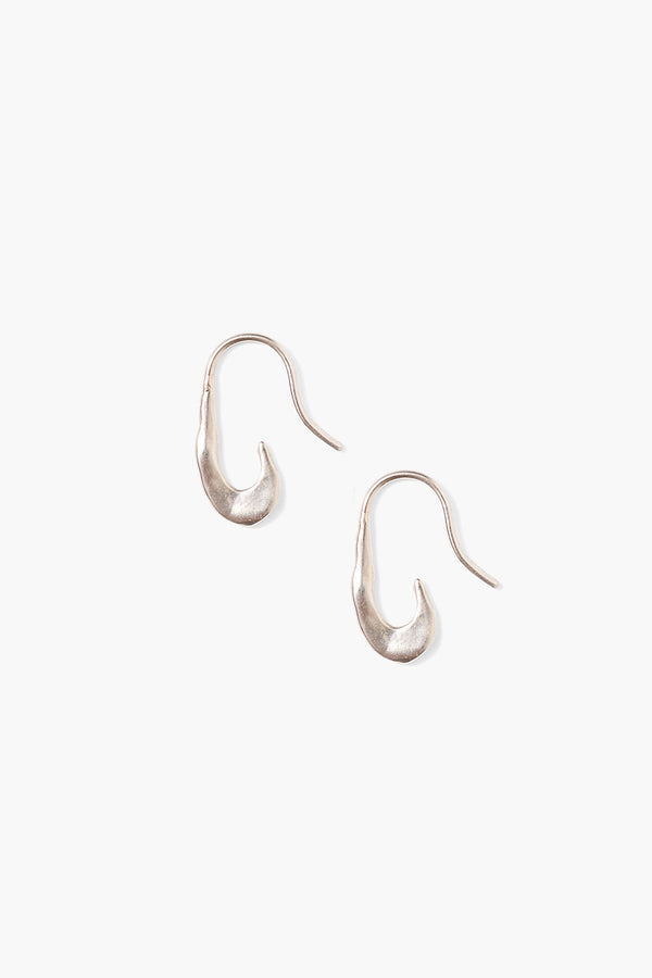 Gala Crescent Earrings Mini Silver
