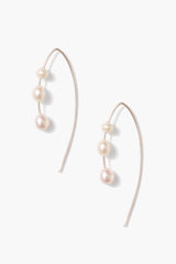 Hanalei Pearl Earrings Silver