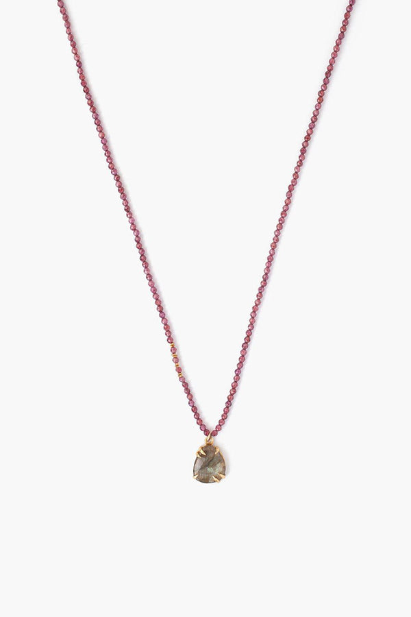 Garnet Leopardo Necklace