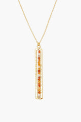 Carnelian and Gold Sedona Necklace