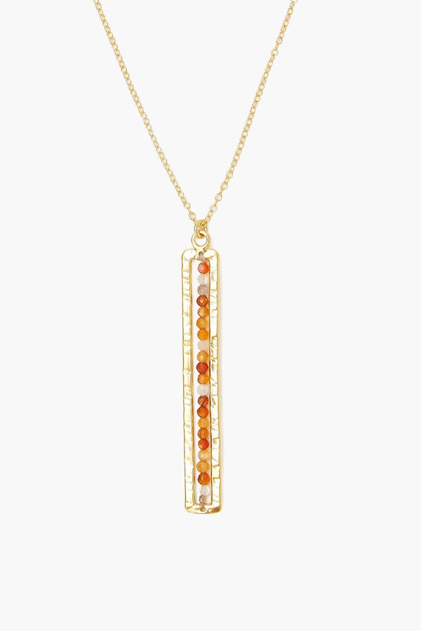 Carnelian and Gold Sedona Necklace