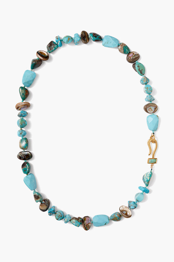Odyssey Hook Necklace Turquoise