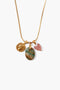 Ostia Charm Necklace Blue Opal