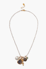 Hypatia Charm Necklace Labradorite Mix