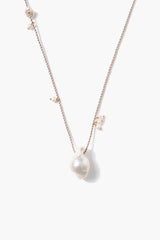 Rosario Necklace White Pearl