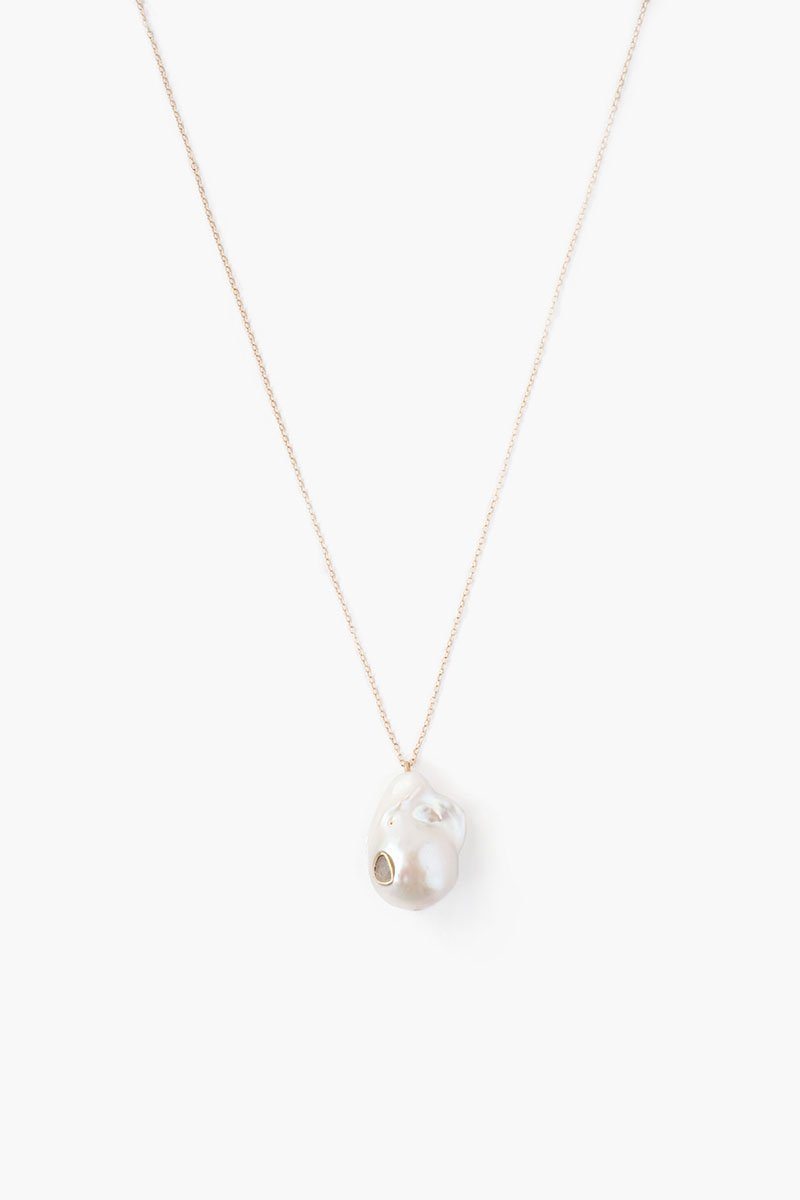 14k Diamond Le Baroque White Necklace – Chan Luu