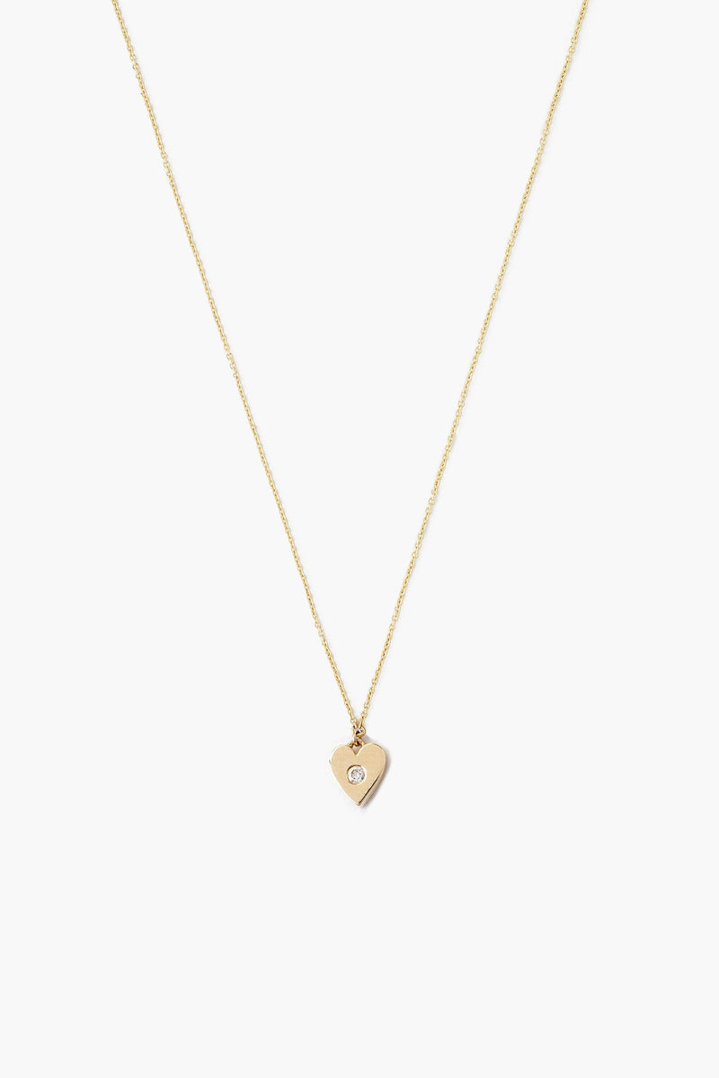 14K Gold Heart Necklace