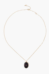 14k Onyx Seed Necklace