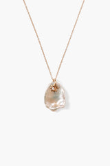 14k Kilauea Necklace White Pearl