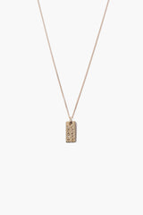 14k Domino Necklace