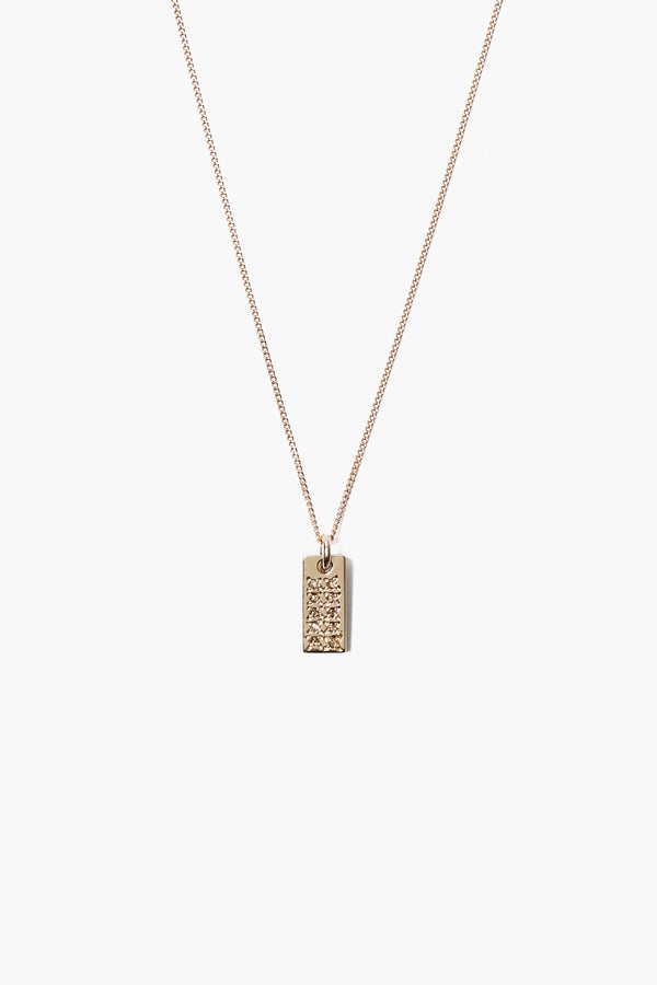 14k Domino Necklace