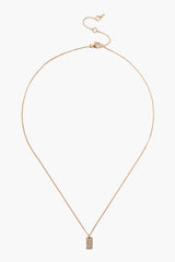 14k Domino Necklace