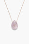 14k Temple Necklace Amethyst