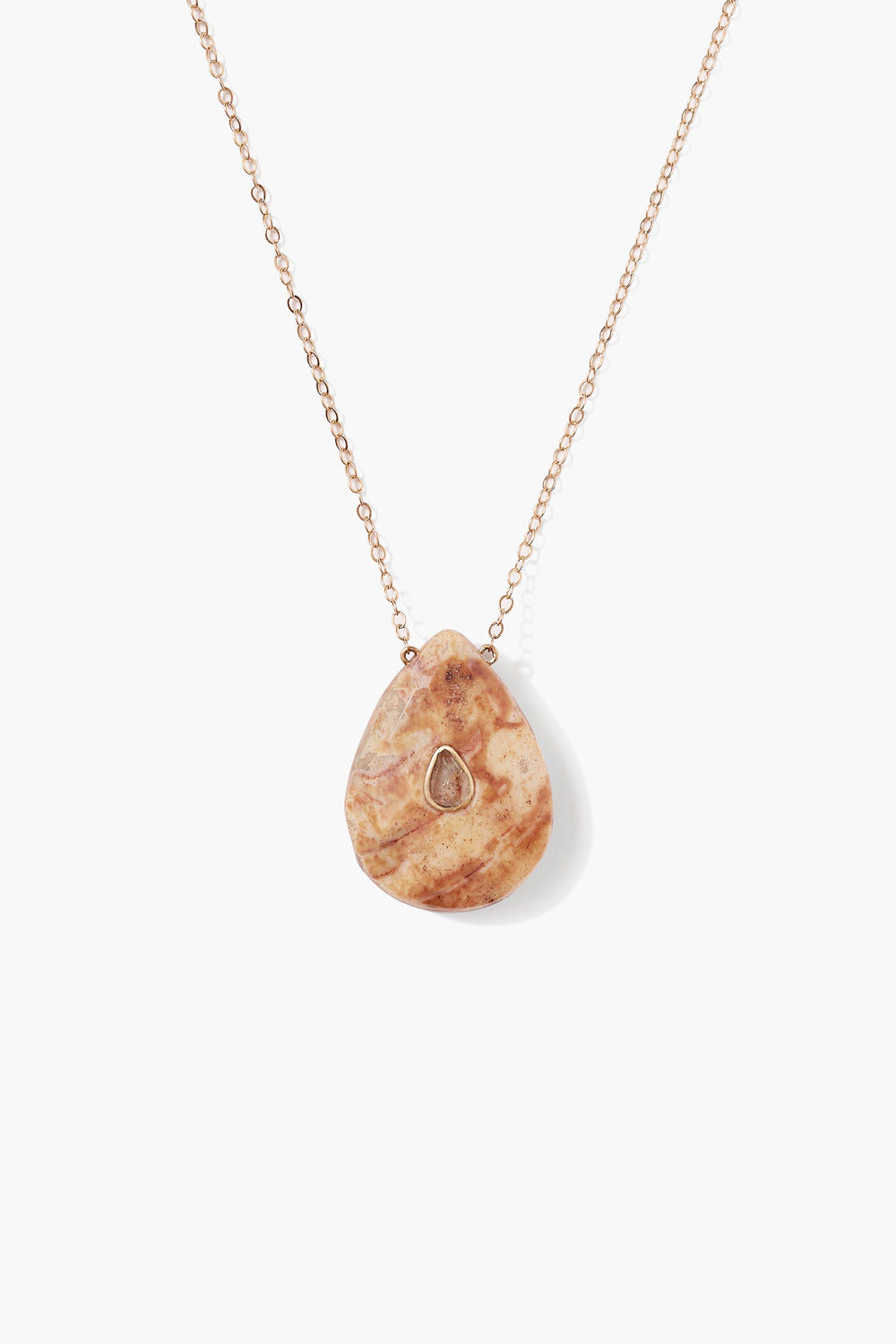 CHAN　LUU　14k　刻印　ネックレス 14k Temple Necklace Agate – Chan Luu