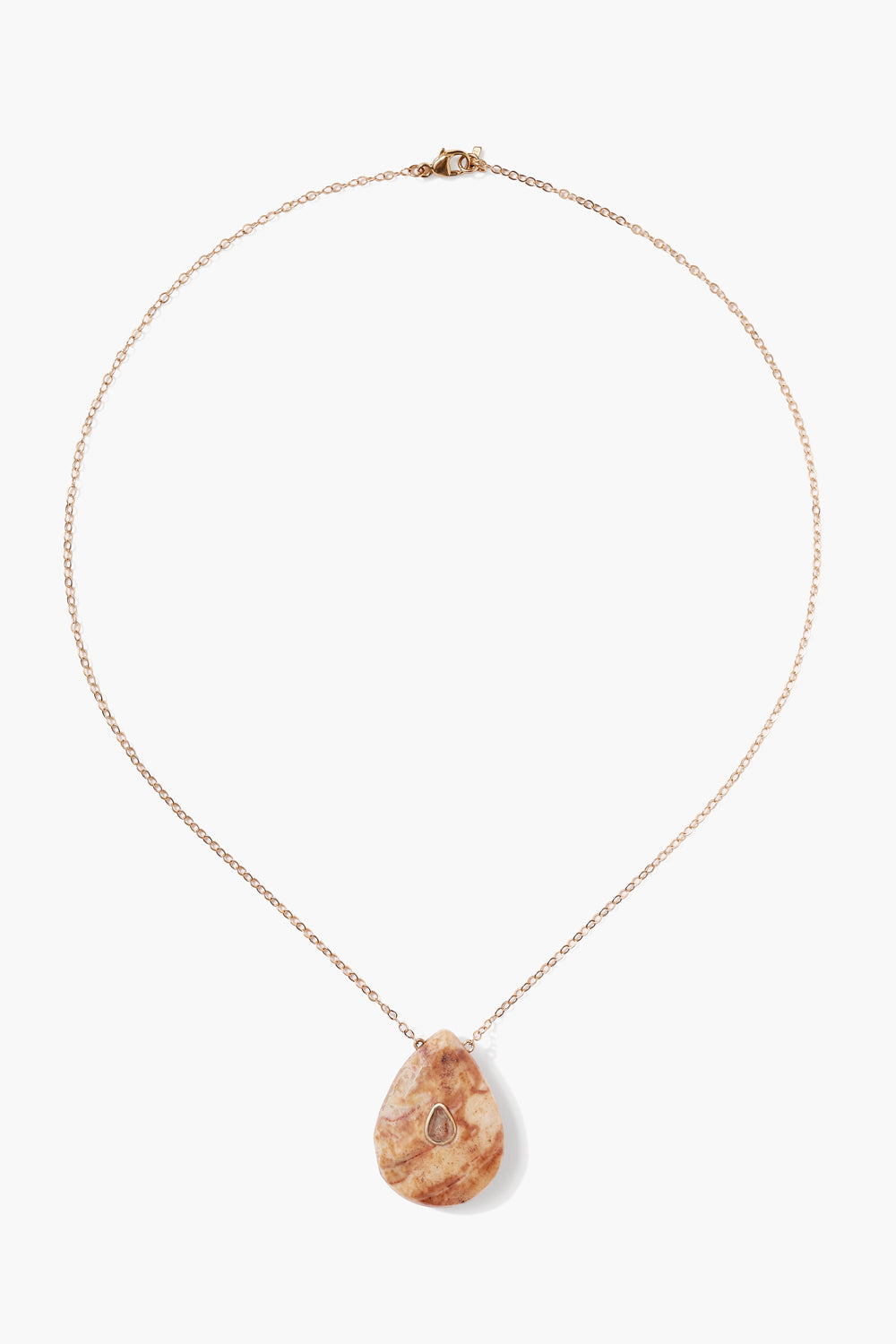 14k Temple Necklace Agate – Chan Luu