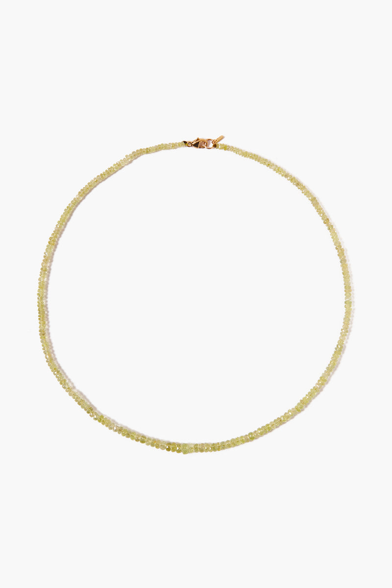 14k Chrysoberyl Collar Necklace