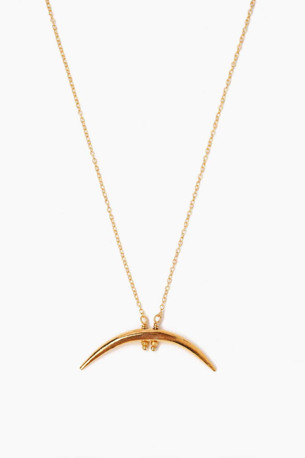 Yellow Gold Horn Necklace Chan Luu