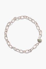Luna Chain Necklace Aquamarine