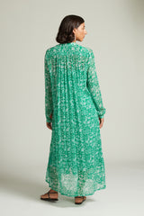 Eloise Floral Dress Verdant Green