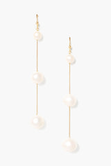 Tiered Floating Pearl Earrings