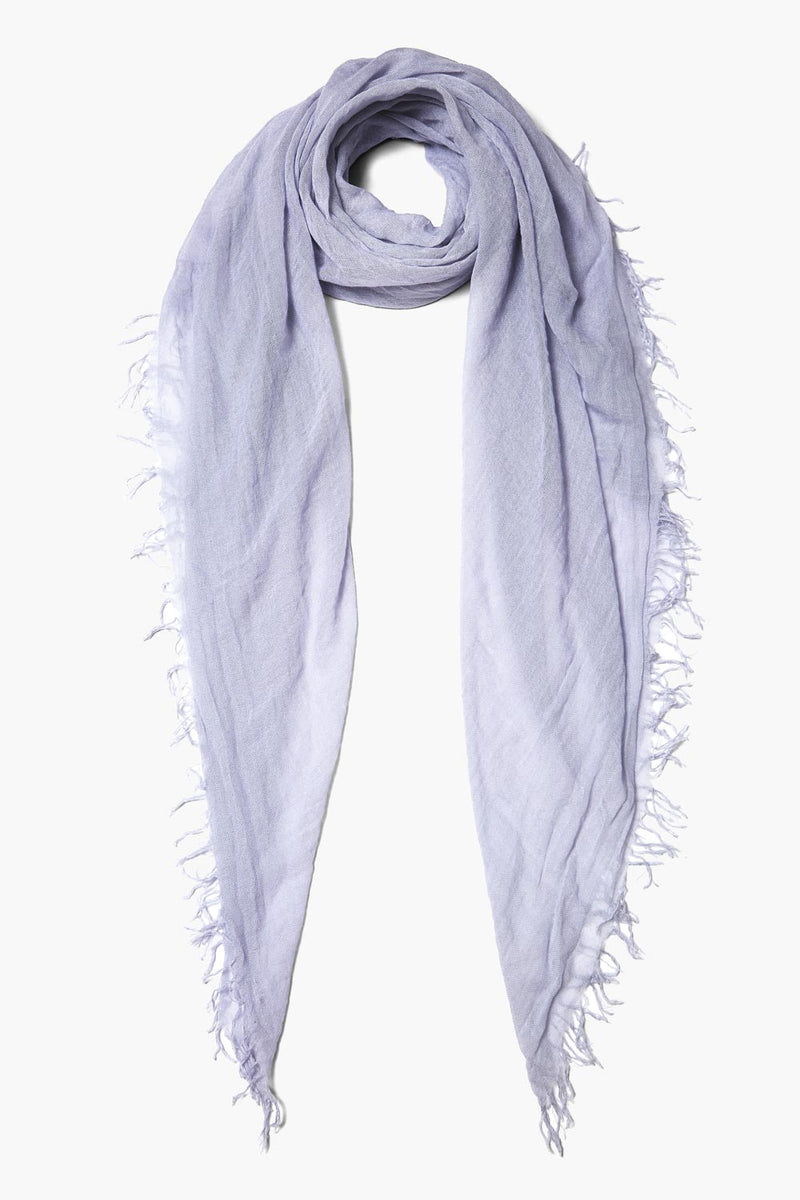 Lilac Hint Cashmere and Silk Scarf