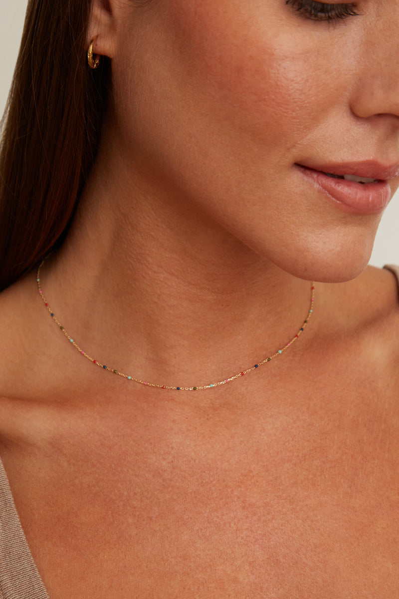 Silver Multi Beaded Necklace: Stunning and Versatile