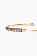 Gold Mix Tribal Cuff